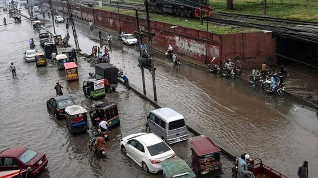 Lahore experiences record-breaking heavy rainfall, marking the highest in 30 years