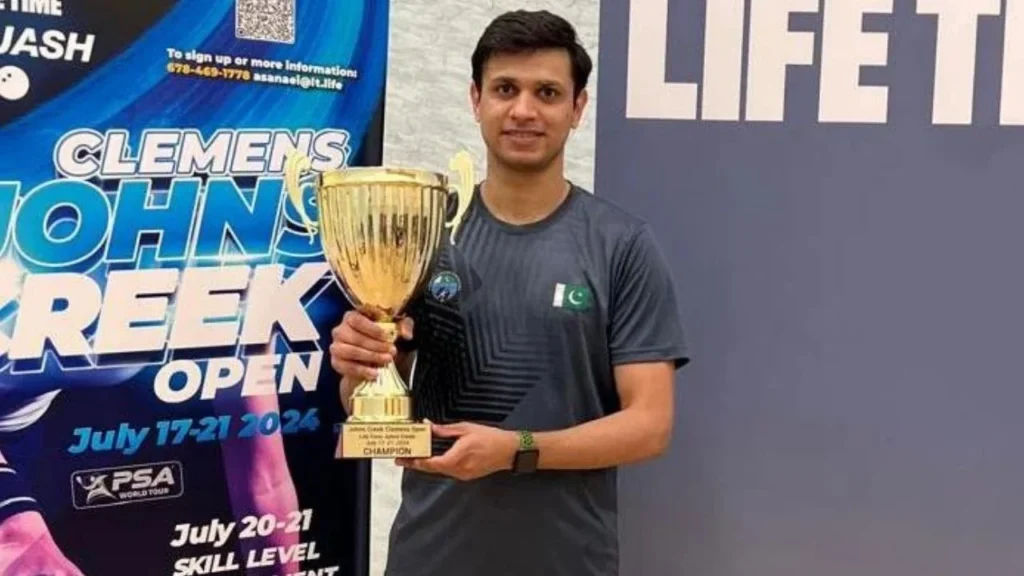 Asim Khan Wins Jones Creek Open Squash Championship in USA