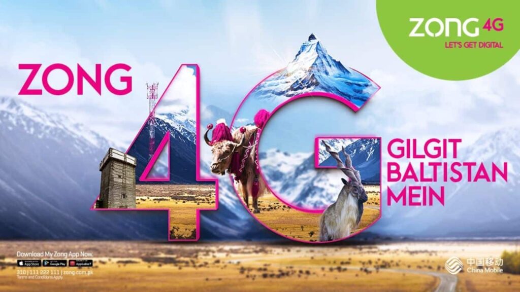 Zong Expands High-Speed 4G Network Across 15 Cities in Gilgit Baltistan