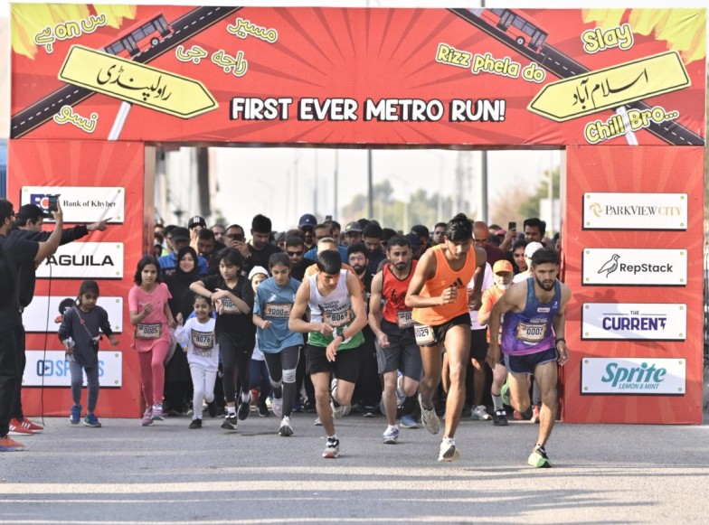 Twin City Run Brings Islamabad & Rawalpindi Together to Promote Public Transport and Climate Action